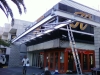 Fabrication and erection of structural steel awning